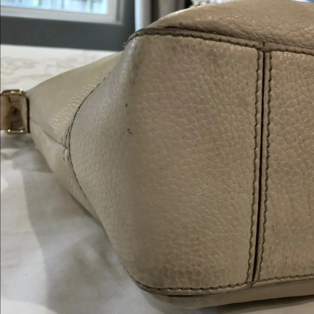 Kate Spade Hudson Pebble Leather Large Hobo Bag Cream/Off White in EUC - Picture 11 of 16